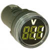 DMS-131 Цифровой LED вольтметр AC 20-500В, AD16-22VMC, белый, установка на панель в отв d=22мм RUICHI pe438493 фото