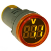 DMS-132 Цифровой LED вольтметр AC 20-500В, AD16-22VMC, желтый, установка на панель в отв d=22мм RUICHI pe438494 фото