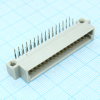 DS1118-32M0R23 Разъем (вилка)  DIN 41612 тип B 32pin (2х16), шаг 2.54мм двухрядный угловой (ряд АВ) CONNFLY pe318174 фото