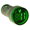 DMS-133 Цифровой LED вольтметр AC 20-500В, AD16-22VMC, зеленый, установка на панель в отв d=22мм RUICHI pe438495 фото