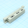 DS1120-48F0V23 Разъем (розетка)  DIN 41612 тип R 48pin (3х16), шаг 2.54мм трехрядный прямой (ряд АC) CONNFLY pe318177 фото