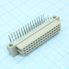 DS1119-48F0R23 Разъем (розетка)  DIN 41612 тип C 48pin (3х16), шаг 2.54мм трехрядный угловой (ряд АС) CONNFLY pe318178 фото