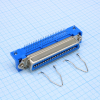 DS1079-F500BS Разъем Centronics, розетка 50 контактов угловая на плату, синий изолятор CONNFLY pe391139 фото