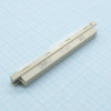 DS1120-96F0V23 Разъем (розетка)  DIN 41612 тип R 96pin (3х32), шаг 2.54мм трехрядный прямой (ряд АC) CONNFLY pe318181 фото