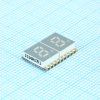 KCDA02-107 2-х разрядный сегментный индикатор smd 5,08мм/желтый/590нм/5.6-15мкд/ОА Kingbright pe417254 фото