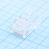 DS1123-01-P86T Разъем RJ45 8P8C вилка на кабель, квадратный тип CONNFLY pe391398 фото