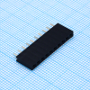 DS1023-1X10S21 Разъем штыревой однорядный, розетка прямая на плату 10 контактов, шаг 2.54мм CONNFLY pe317928 фото
