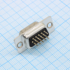 DS1077-15MB8NSS Разъем D-Sub высокой плотности, вилка 15 контактов прямая на плату, черный изолятор CONNFLY pe391145 фото