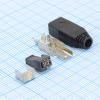 DS1105-BN60 Разъем Mini USB A вилка 4 контакта на кабель под пайку CONNFLY pe391401 фото