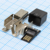 DS1105-01-BN0 Разъем Mini USB B вилка 5 контактов на кабель под пайку CONNFLY pe391402 фото