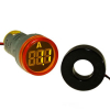 DMS-212 Цифровой LED амперметр AC 0-100А, AD16-22AM, желтый, установка на панель в отв d=22мм RUICHI pe438511 фото