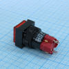 D16LMS1-1ABOR D16LMS1-1ABOR, Переключатель кнопочный без фиксации 250В/5А DECA pe440560 фото