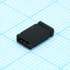 DS1027-2BB20-N-016 ДЖАМПЕР (перемычка), закрытый, черный, высота 8.5mm, шаг 2.54мм CONNFLY pe391411 фото