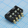 L-KLS7-KL-04-N-00 DIP-переключатель 4 группы SMD монтаж шаг 2.54мм 0.025А 24В с выступающим движком KLS pe519156 фото