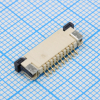 DS1020-07-10VB8B-R FPC разъем для шлейфа на плату, поверхностный монтаж 10pin, шаг 1.00мм (контакты сверху) CONNFLY pe549626 фото