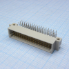 DS1120-48M0R13 Разъем (вилка)  DIN 41612 тип R 48pin (3х16), шаг 2.54мм трехрядный угловой (ряд АBC) CONNFLY pe330494 фото