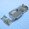 DS1046-25C1S1 Кожух для D-SUB разьема 25 контактов с короткими винтами, пластик, хромированный CONNFLY pe523262 фото