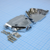 DS1046-37C1S1 Кожух для D-SUB разьема 37 контактов с короткими винтами, пластик, хромированный CONNFLY pe523263 фото