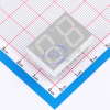 HDSP-5723 Индикатор 7-сегментный 2-знаковый желтый общий катод 0.56 Broadcom pe200665 фото