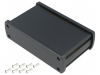 ALUG706BK080 Алюминиевый черный корпус с черными торцевыми панелями 146,6х89х41,6 мм GAINTA pe409464 фото