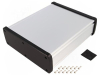 ALUG708SR200 Алюминиевый серебряный корпус с черными торцевыми панелями GAINTA pe409508 фото