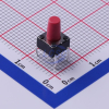 DTS-65R-V Кнопка тактильная 50мА 12В 6 х 6 х 9.5 100000 циклов красная 260гр DPT pe1134789 фото