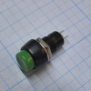 PBS-20A-2/G Кнопка ON-OFF 1A 250VAC круглая M10 с фиксацией зелёная Jietong pe78961 фото