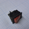 IRS-201-3A3-R/B Переключатель ON-OFF с подсветкой 15A 250VAC 10000 циклов плоская кнопка красная Jietong pe124967 фото