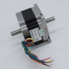 FL86STH65-2808B-12 Шаговый электродвигатель NEMA 34, фланец 86мм, длина корпуса 65мм, ток фазы 2.8А, количество выводов 8 выводов, шаг 1.8°, тип вала вал с двух сторон, крутящий момент 3.4 Н*м, диамет pe1138747 фото
