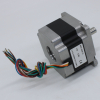 FL86STH65-2808A-12 Шаговый электродвигатель NEMA 34, фланец 86мм, длина корпуса 65мм, ток фазы 2.8А, количество выводов 8 выводов, шаг 1.8°, тип вала вал с одной стороны, крутящий момент 3.4 Н*м, диам pe1138771 фото